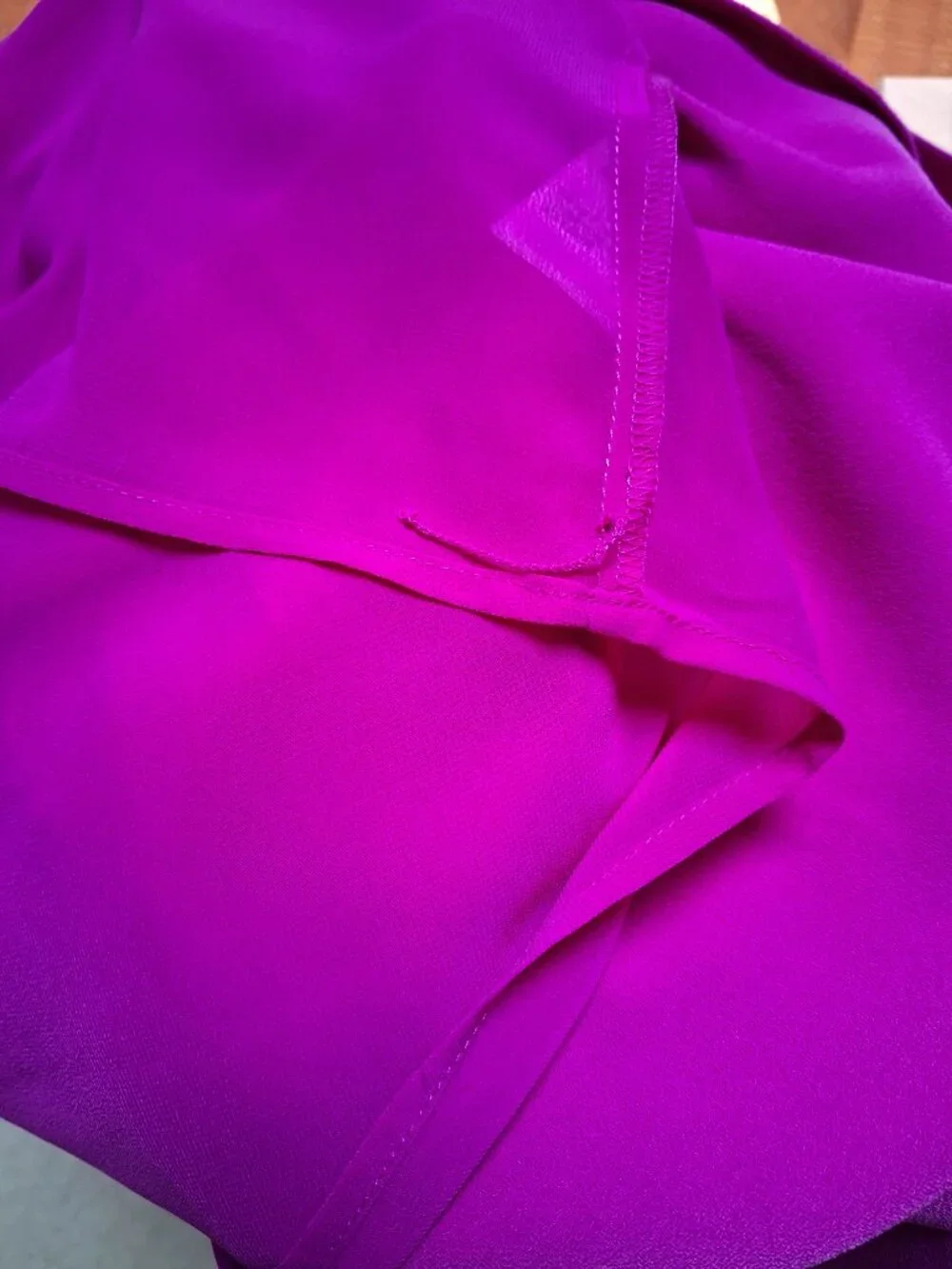 J CREW Purple Dropped Waist Long Sleeve Dress sz 2